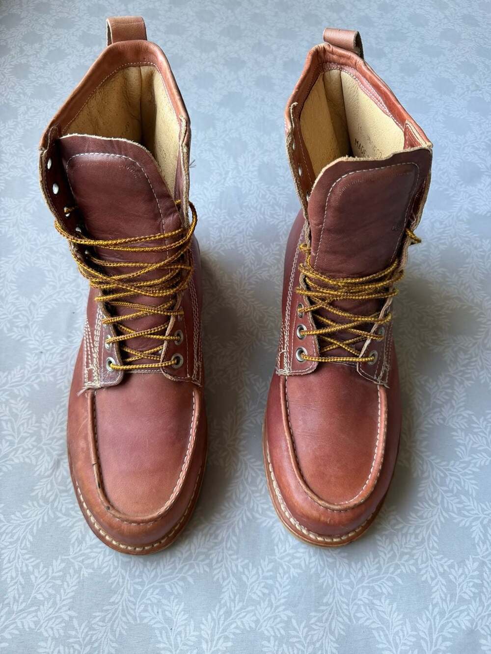 Vintage Aspen Trail Finders Men's Size 11 Insulated Moc Toe Leather Work Boots